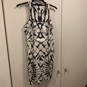 Milly black and white cocktail dress
